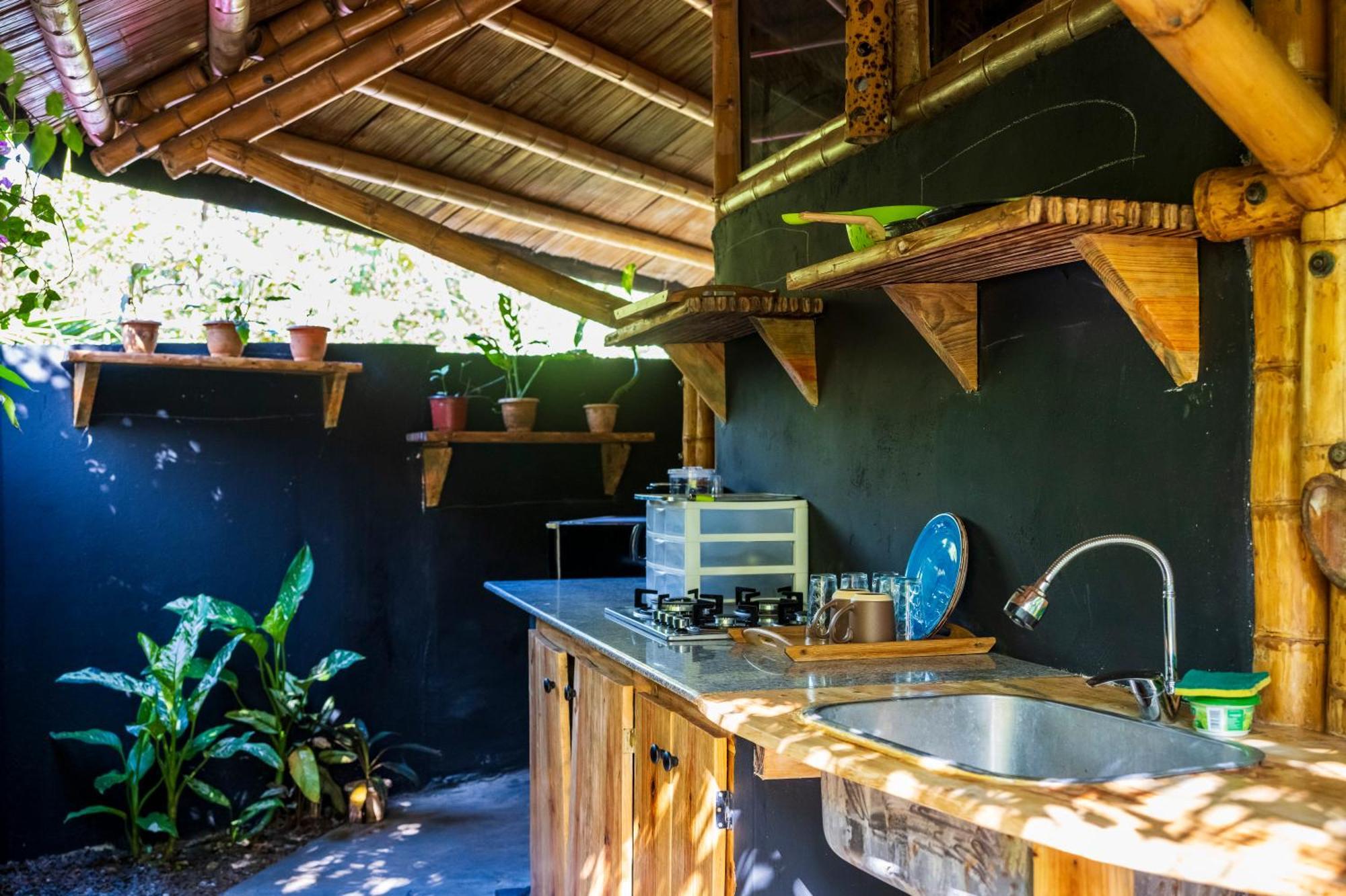 Eco-Lodge Deseo Bamboo Santa Catalina Exterior foto